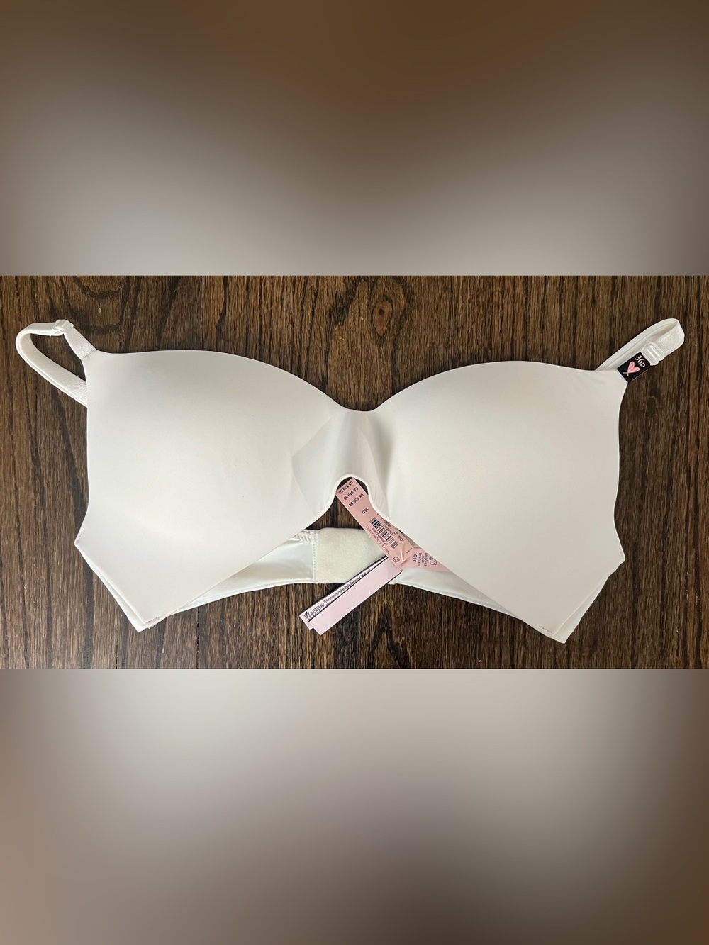 Victoria's Secret White Strapless Smooth Backless Bra